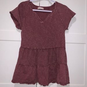 altar’d state ruffle soft tee